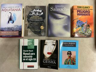 Lote libros varios misterio ficción romance novela