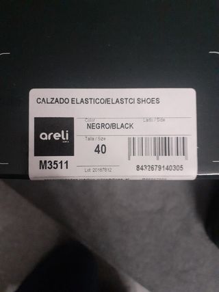 Zapatos pie diabetico número 40