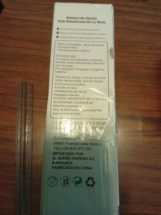 Balanza de pesar
