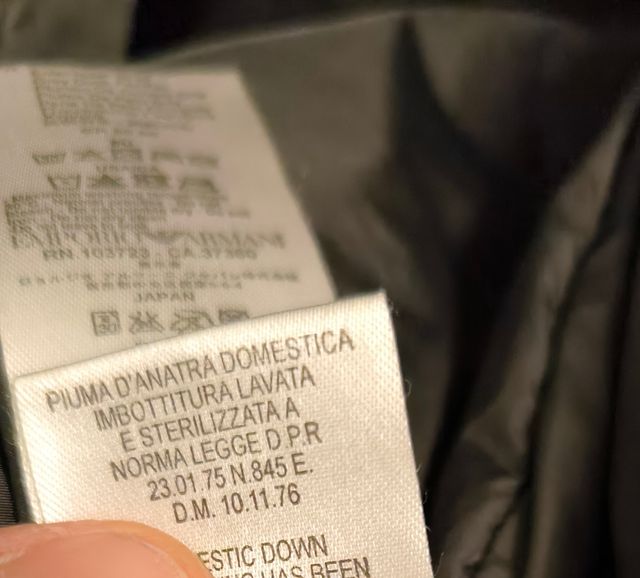 Giubbotto parka EA7 taglia L