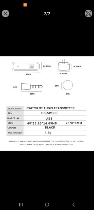 Transmisor bluetooth