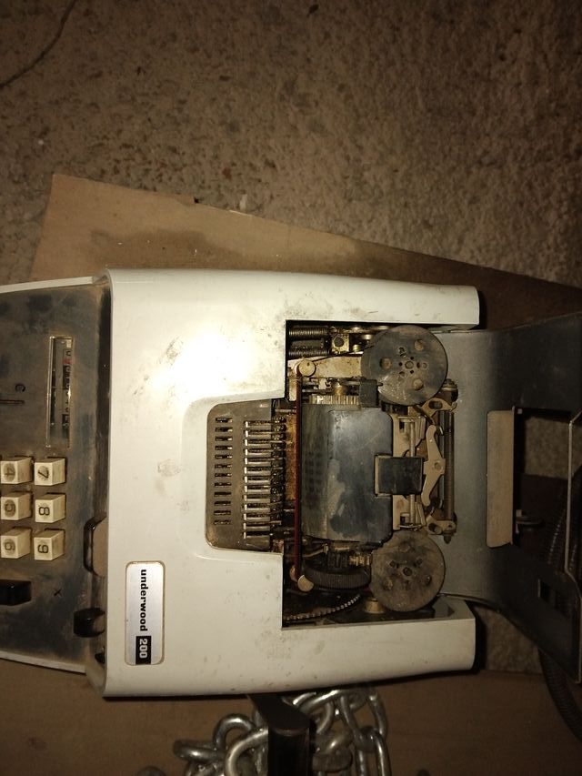 Calculadora antigua de tienda