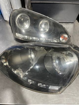 traviesas frente y faros delantero golf v