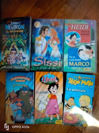 LOTE CINTAS DISNEY 25 EUROSS REGALO....