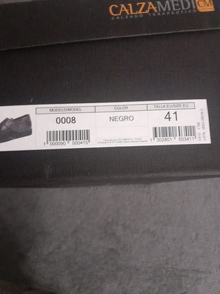 Zapato pie diabético. 41
