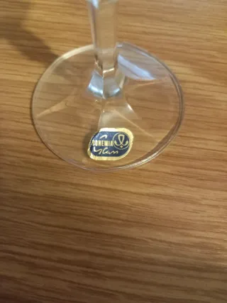 Servizio bicchieri in cristallo di Bohemia