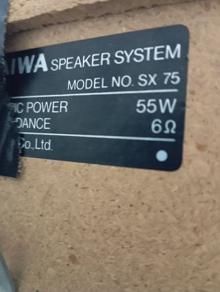 Altavoces Aiwa SX-75