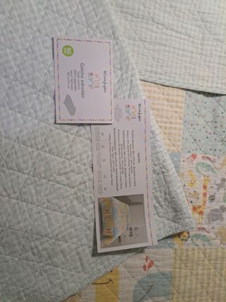 Colcha edredón cama 90cm. infantil con 2 cojines