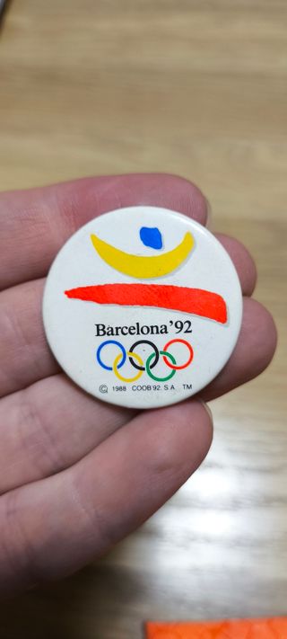 Chapa Insignia Olimpiadas Barcelona 92