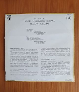 2 VINILOS DE MANUEL DE FALLA