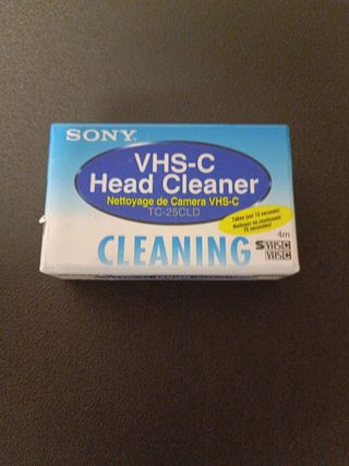 Cinta limpiadora VHS-C