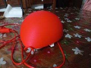 Lampara globo rojo ikea