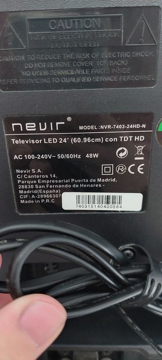 Televisor Nevir Led 24"