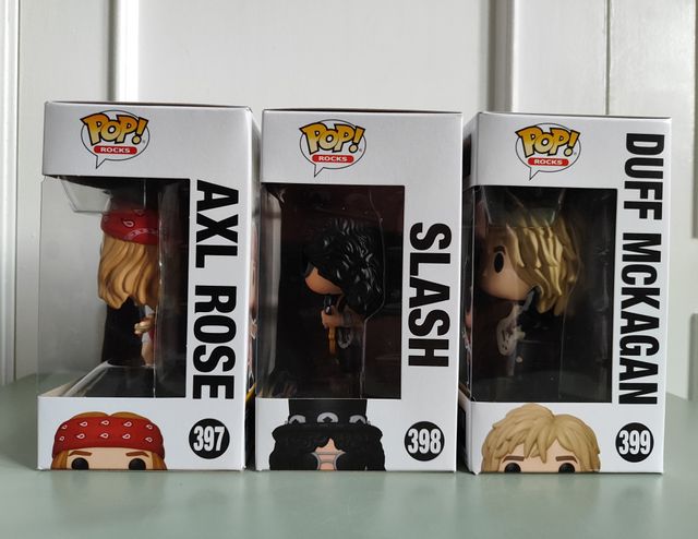 Pack 3 Funkos Guns N' Roses #397-399 POP! Rocks