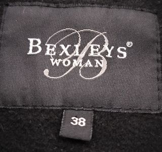 Cappotto nero trapuntato donna taglia M