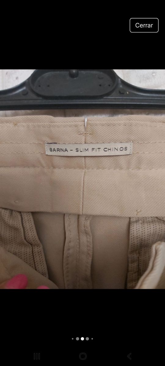 Pantalon chino Mango hombre