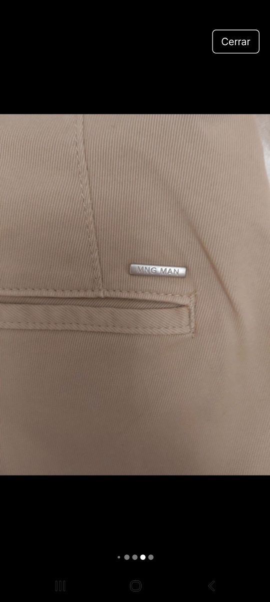 Pantalon chino Mango hombre