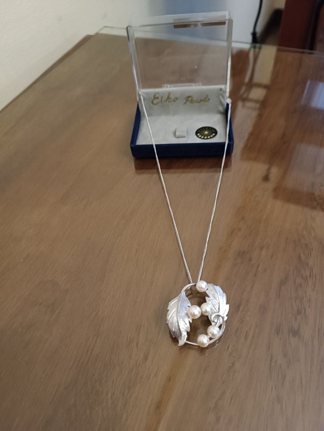 Colgante Eiko Pearls. Perlas y plata