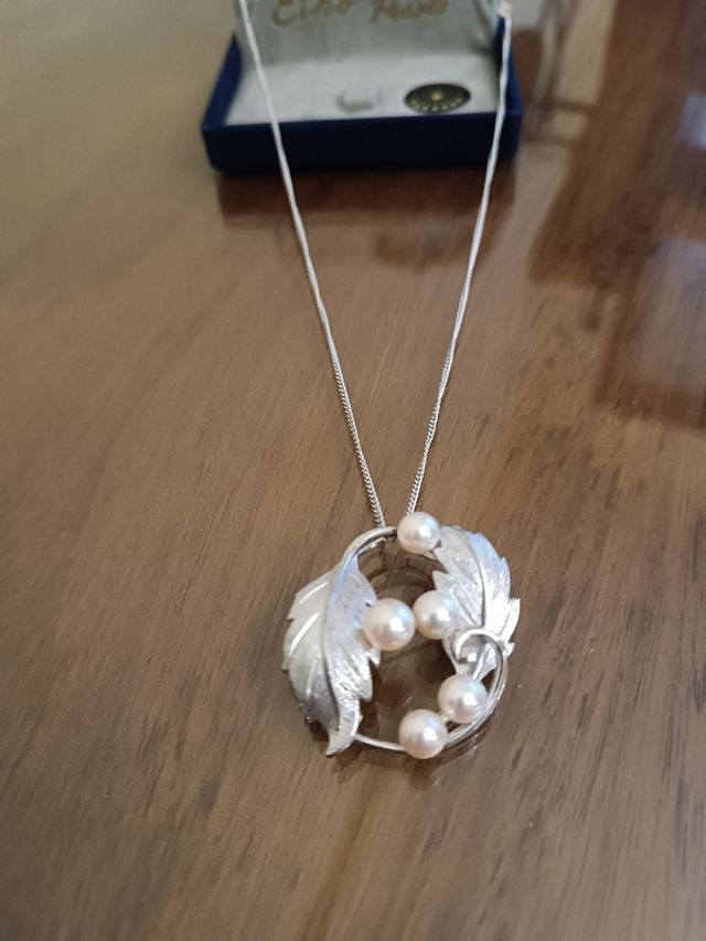 Colgante Eiko Pearls. Perlas y plata