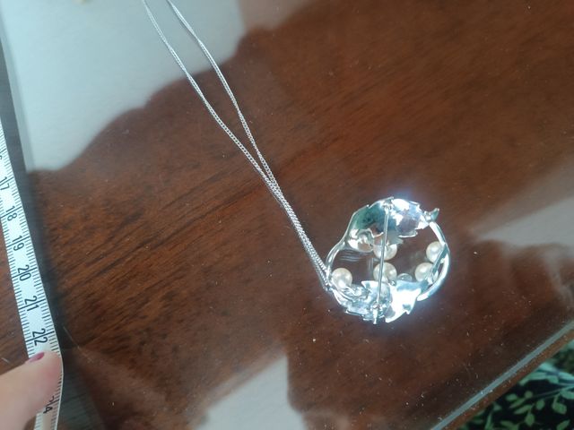 Colgante Eiko Pearls. Perlas y plata