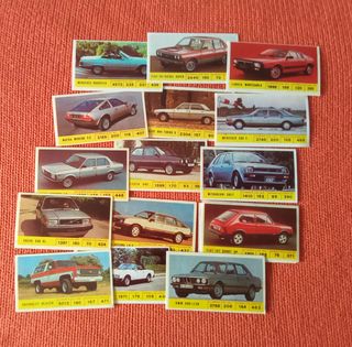 Lotes de cromos de coches DIDEC