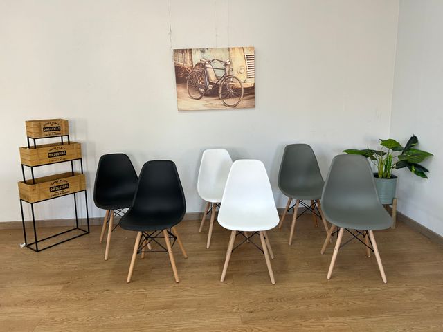 sillas nordicas  en varios colores - pack desde