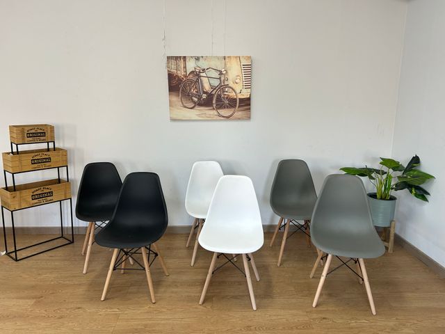 sillas nordicas  en varios colores - pack desde