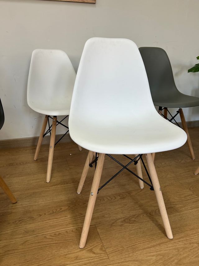 sillas nordicas  en varios colores - pack desde