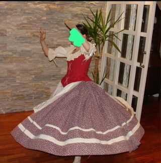 Falda huertana para bailar