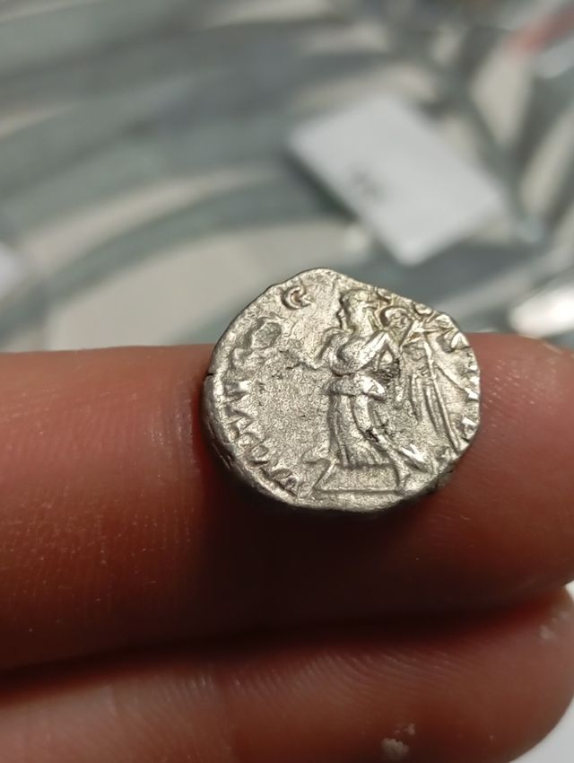 Moneda Romana Denario Septimo Severo