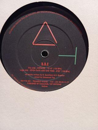 Disco vinilo dj bbe Seven days one week
