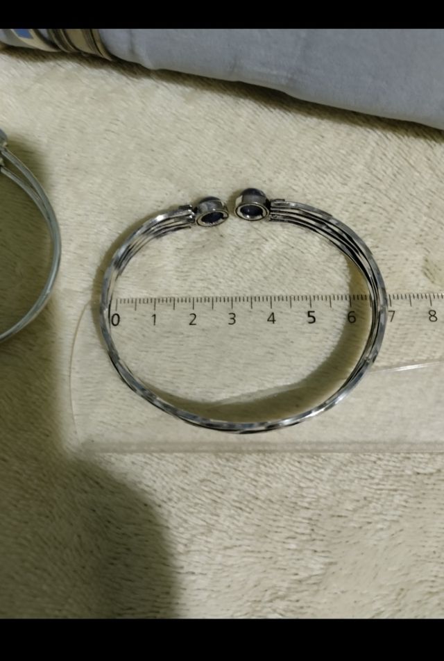 Lote 3 pulseras plata tibetana