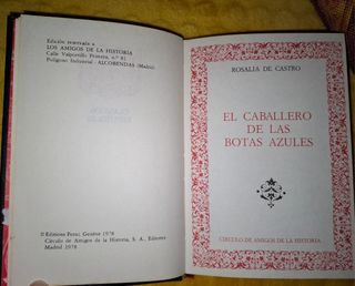 Novela El Caballero de las botas azules