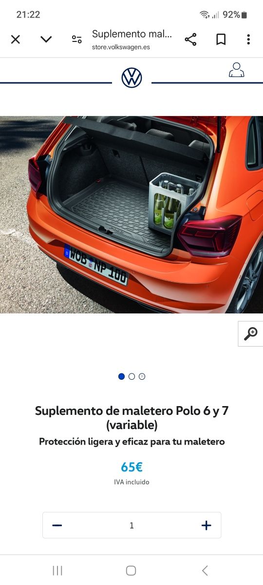 Supplemento bagagliaio