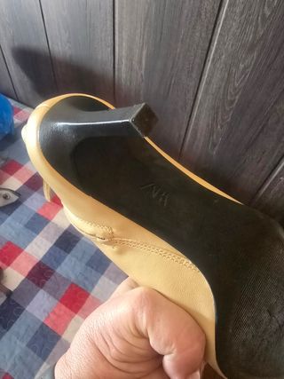 Botin de piel. Sin haber sido usados