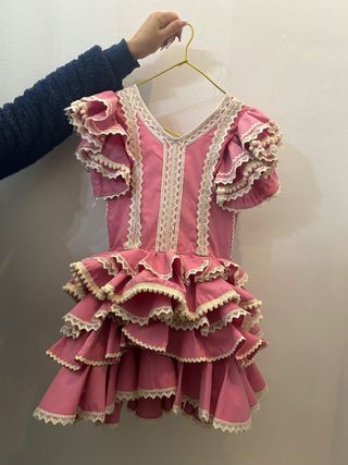 Traje de flamenca niña