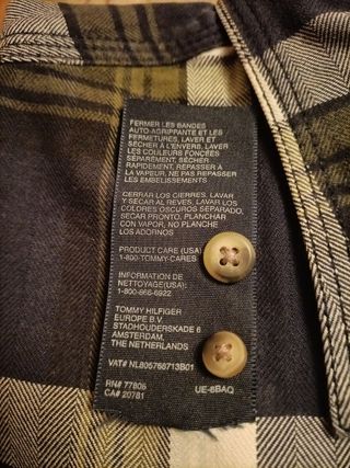 Camisa hombre de cuadros Tommy Hilfiger