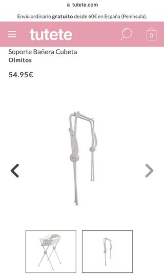 Olmitos soporte cubeta bañera bebé