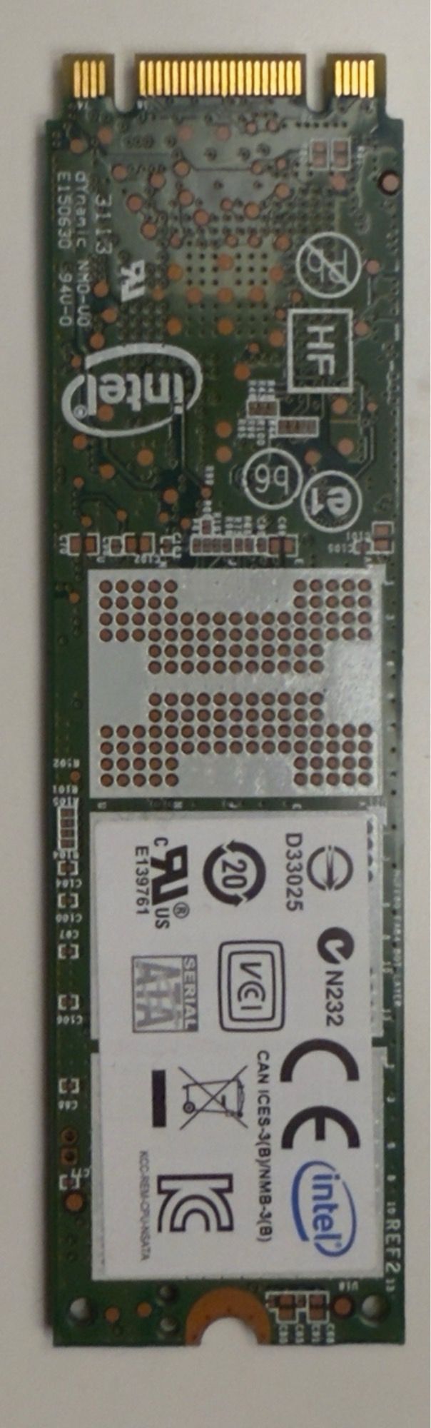 SSD Intel M.2 Sata III da 180 GB
