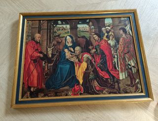 Pintura Adoración Reyes Magos