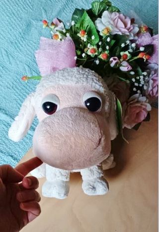 Nuovo- Peluche Pecora, Amici Fattoria Big Headz