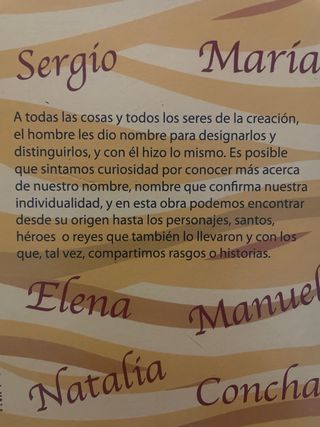 El libro de los nombres