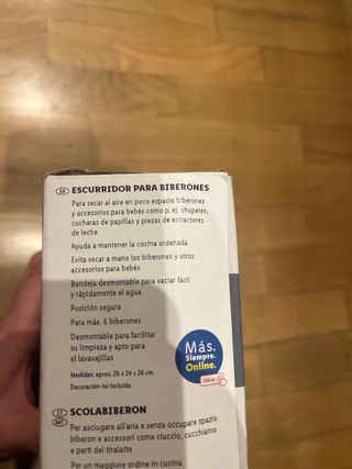 Escurridor de biberones