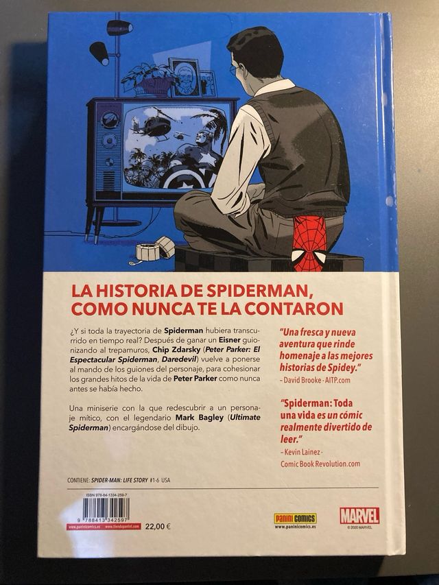 SPIDERMAN TODA UNA VIDA 100 MARVEL HC Español