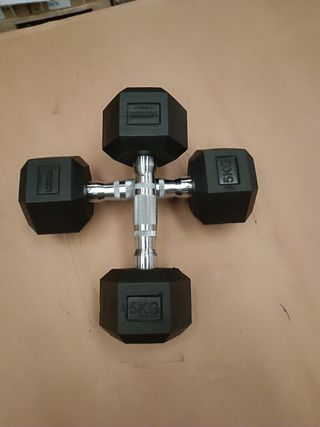 Par de mancuernas hexagonales 5 kg y 7.5