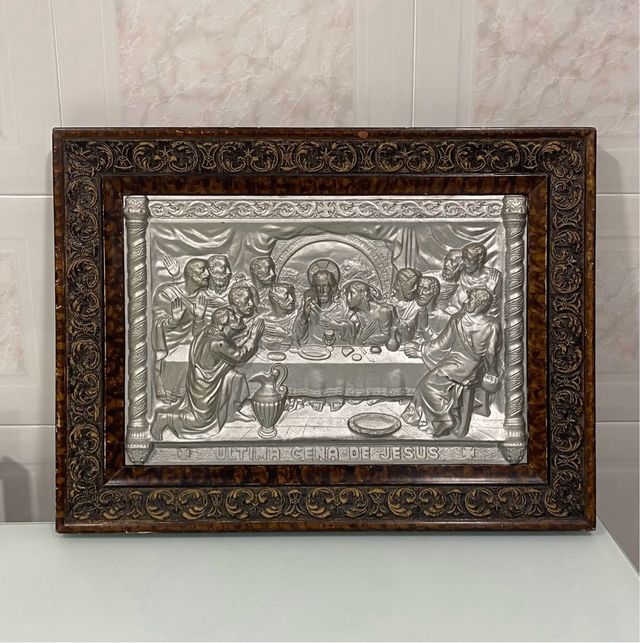 Cuadro antiguo ultima cena