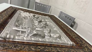 Cuadro antiguo ultima cena