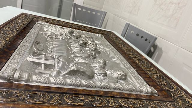 Cuadro antiguo ultima cena