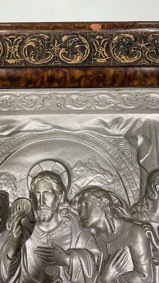 Cuadro antiguo ultima cena