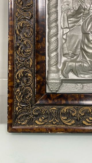 Cuadro antiguo ultima cena